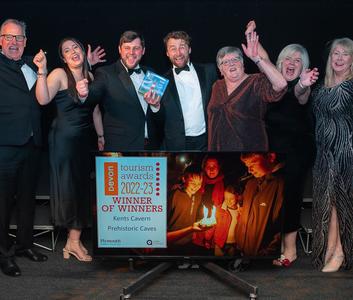 Kents Cavern Crowned Winner of Winners at Devon Tourism Awards