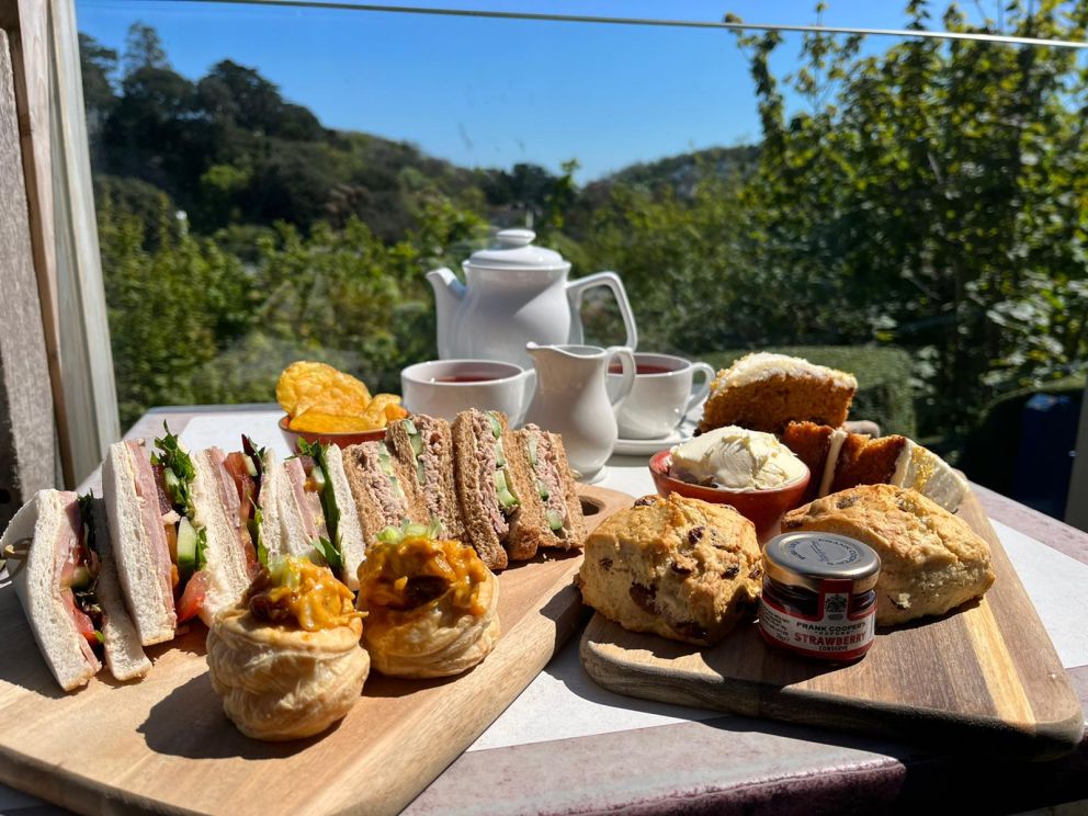 Afternoon Tea at Kents Cavern cafe, Torquay