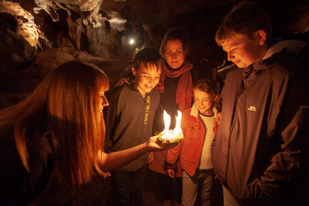 Kents Cavern tour with shellfire