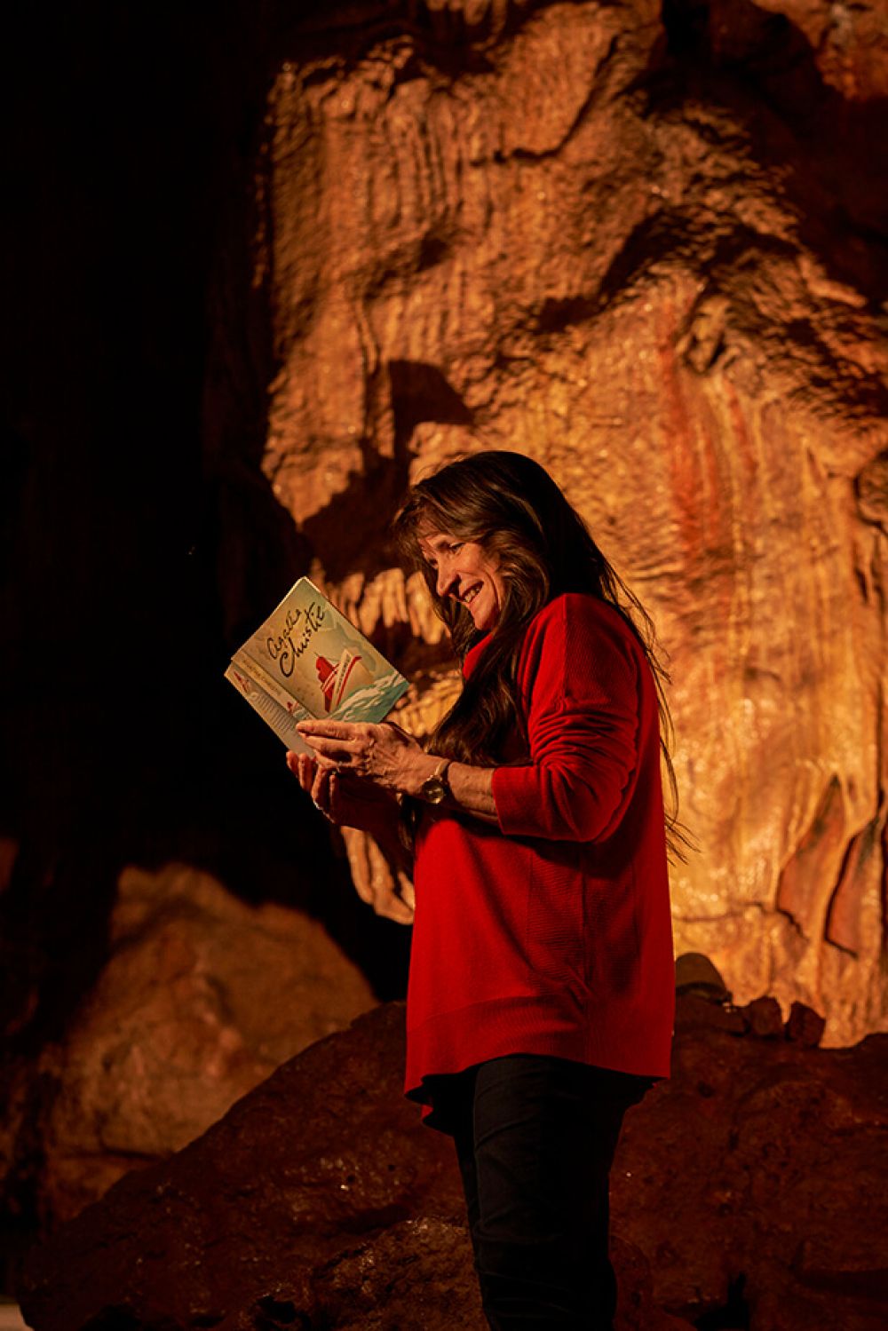 Agatha Christie book at Kents Cavern | Torquay