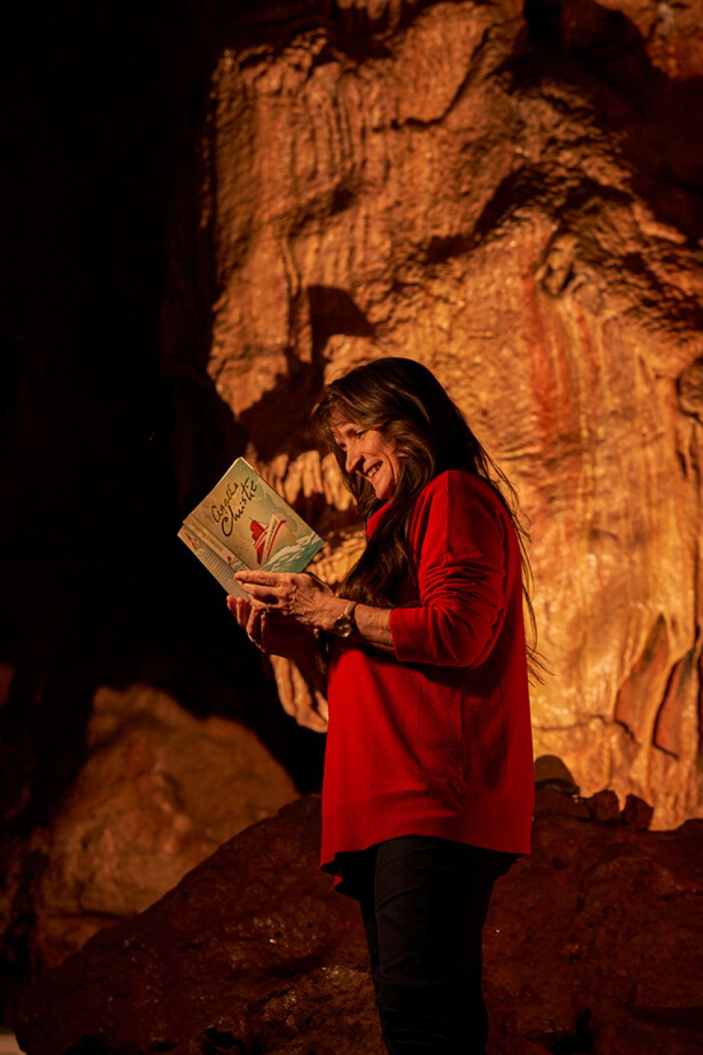 Agatha Christie book at Kents Cavern | Torquay
