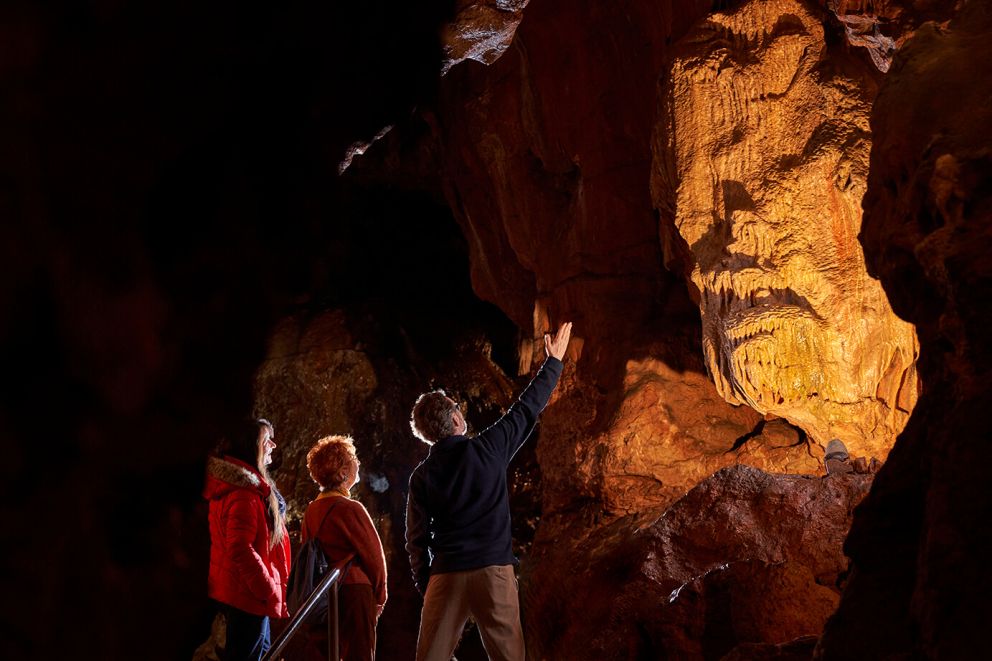 'The Face' at Kents Cavern | Devon