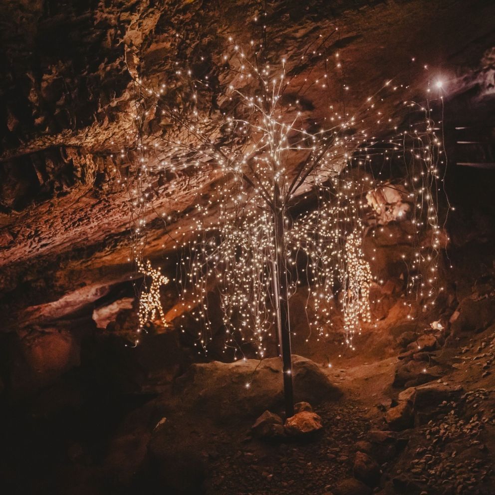 christmas at kents cavern