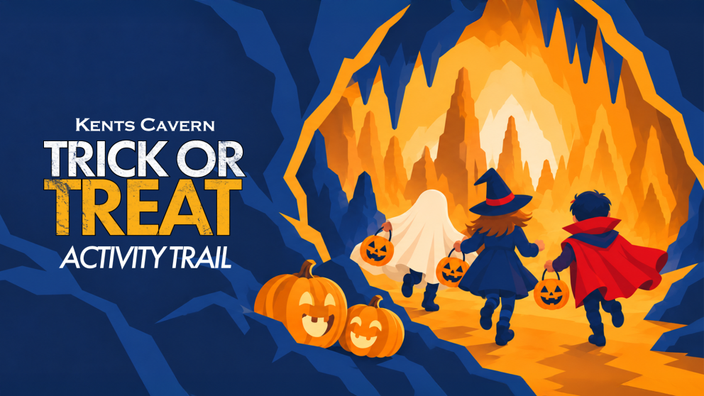 Kents Cavern Trick or Treat Banner | Halloween 2026 | Horizontal
