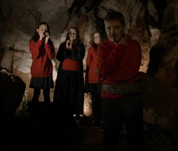 School children perform Shakespeare’s Macbeth Underground